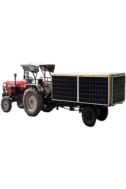 Solar Mobile Trolley Unit for Power Generation